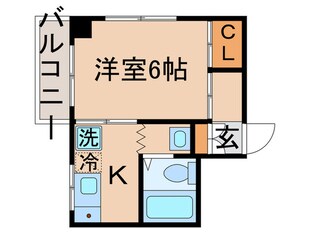 クレストⅠの物件間取画像